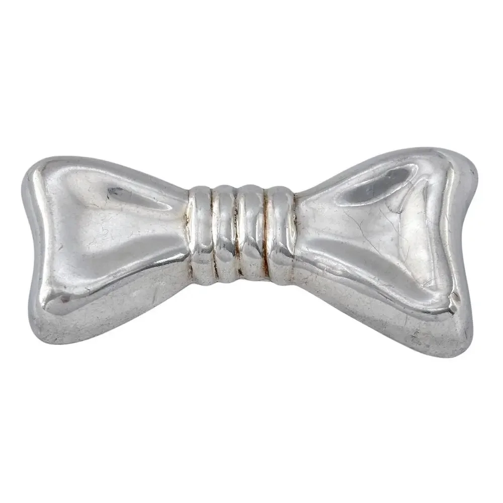 Vintage Sterling Silver 925 Bow Brooch Pin